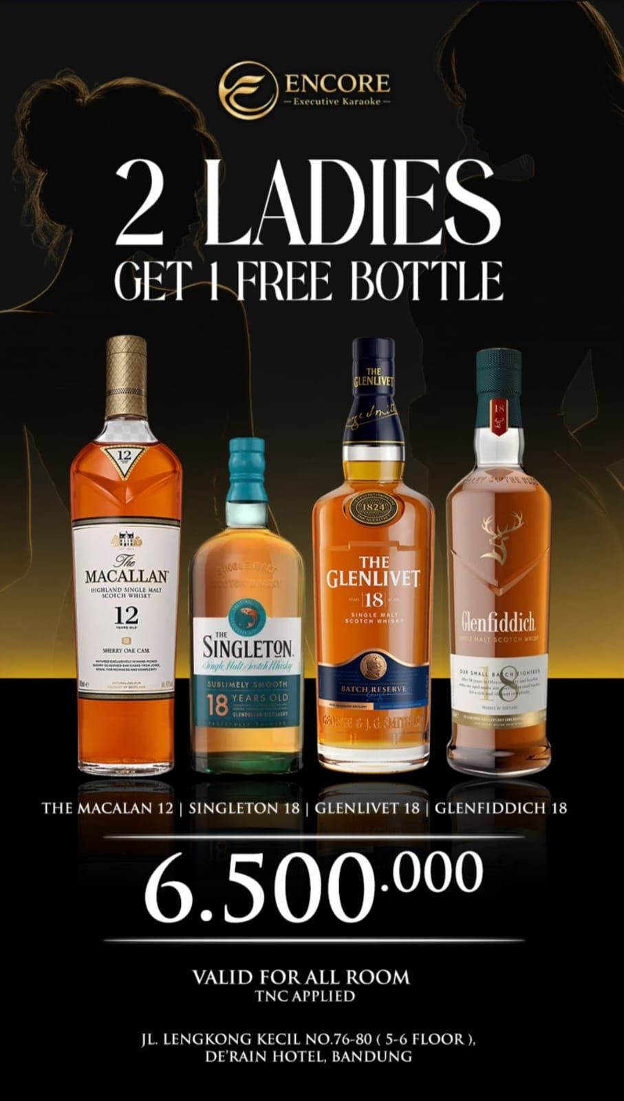 The Macallan 12 | Singleton 18 | Glenlivet 18 | Glenfiddich 18